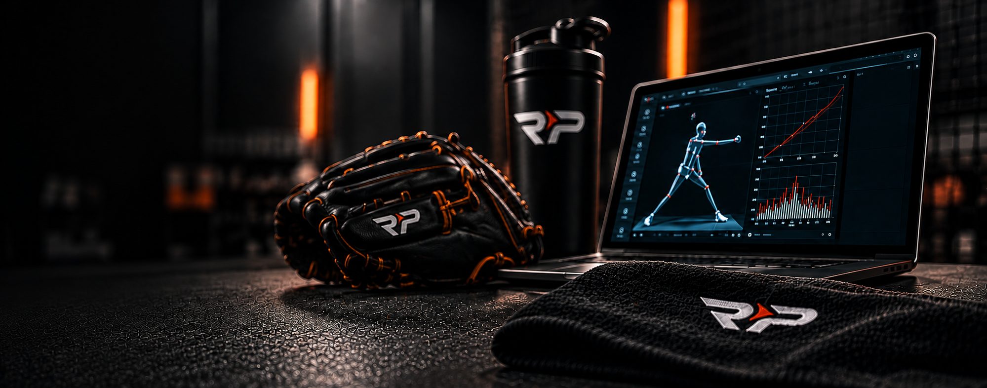 RP training equipment and biomechanical analysis setup